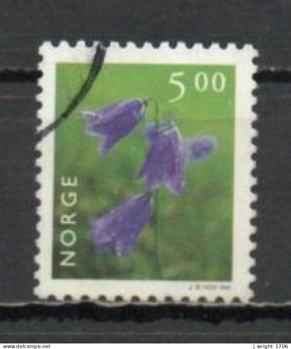 Norway, 1997, Flowers/Harebell, 5.00kr, USED - Gebraucht