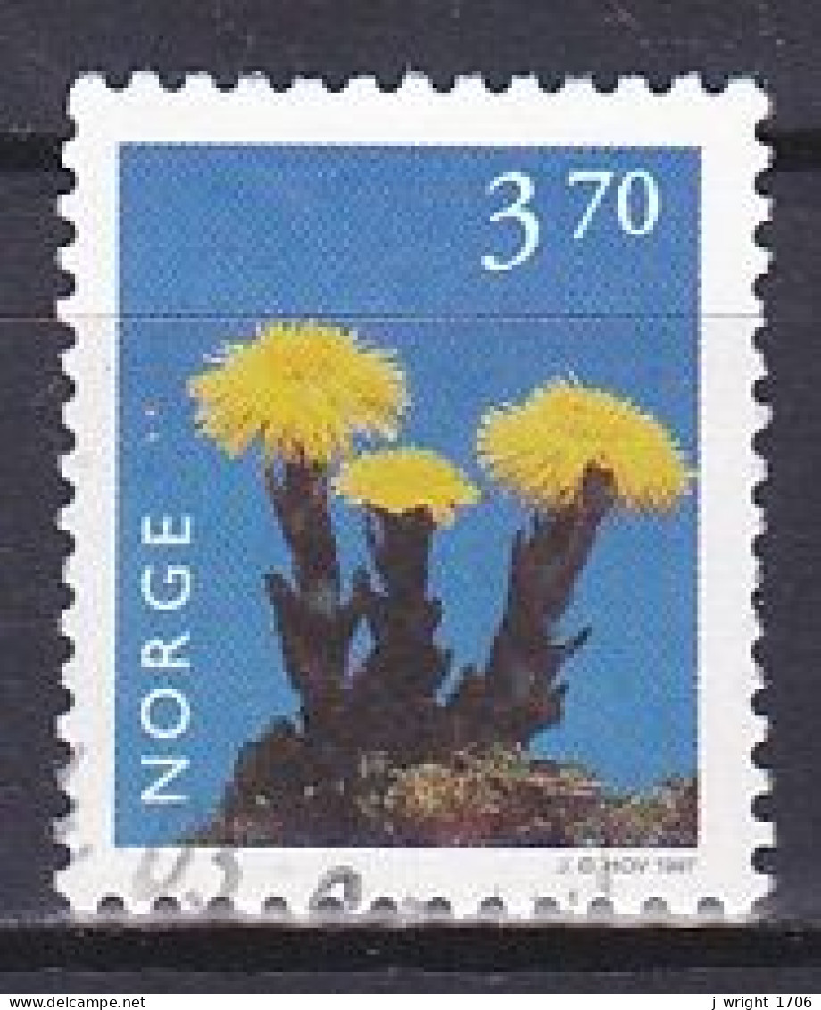Norway, 1997, Flowers/Coltsfoot, 3.70kr, USED - Gebraucht