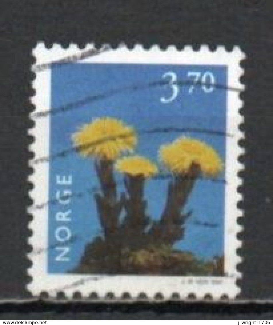 Norway, 1997, Flowers/Coltsfoot, 3.70kr, USED - Used Stamps