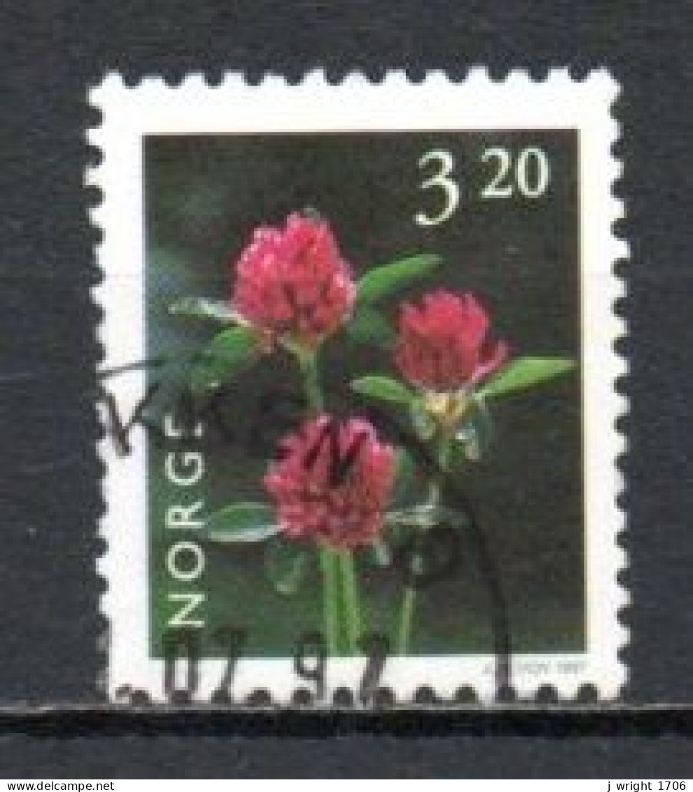 Norway, 1997, Flowers/Red Clover, 3.20kr, USED - Used Stamps