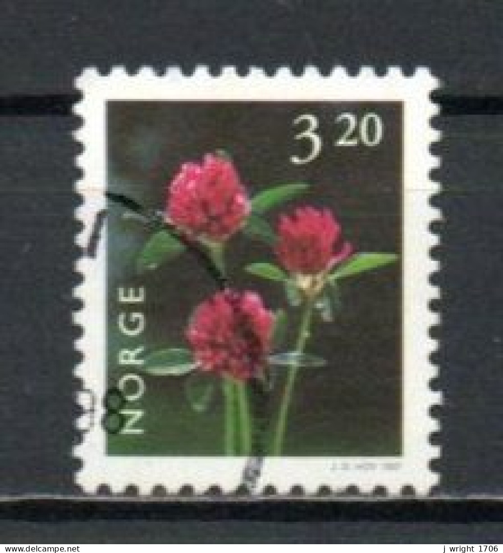 Norway, 1997, Flowers/Red Clover, 3.20kr, USED - Used Stamps