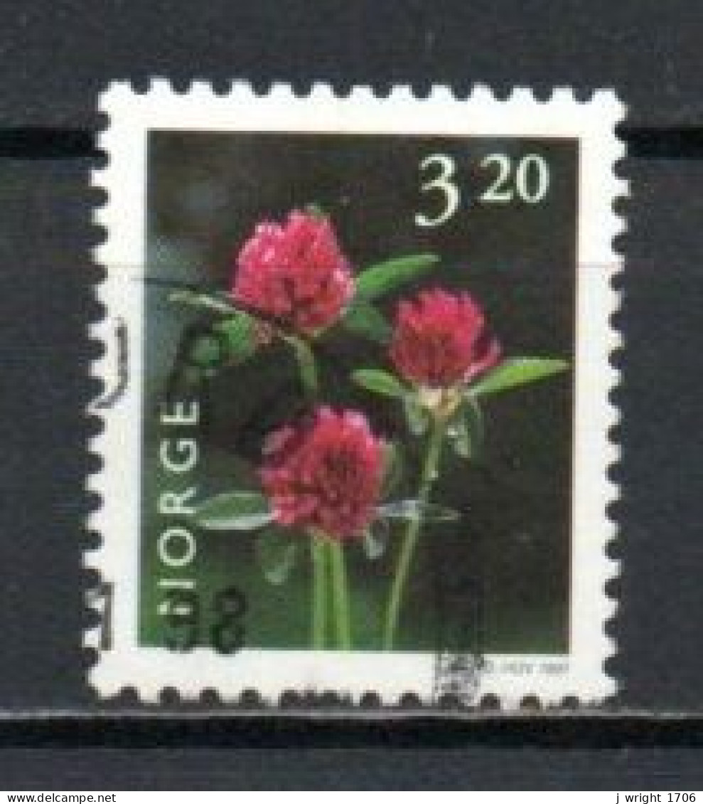 Norway, 1997, Flowers/Red Clover, 3.20kr, USED - Used Stamps