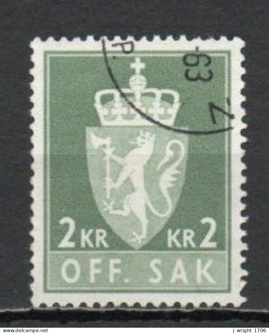 Norway, 1960, Coat Of Arms/Photogravure, 2Kr, USED - Service