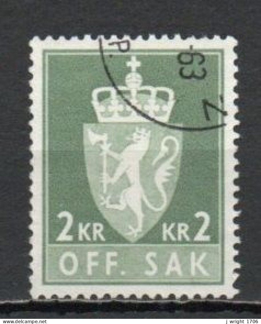 Norway, 1960, Coat Of Arms/Photogravure, 2Kr, USED - Servizio