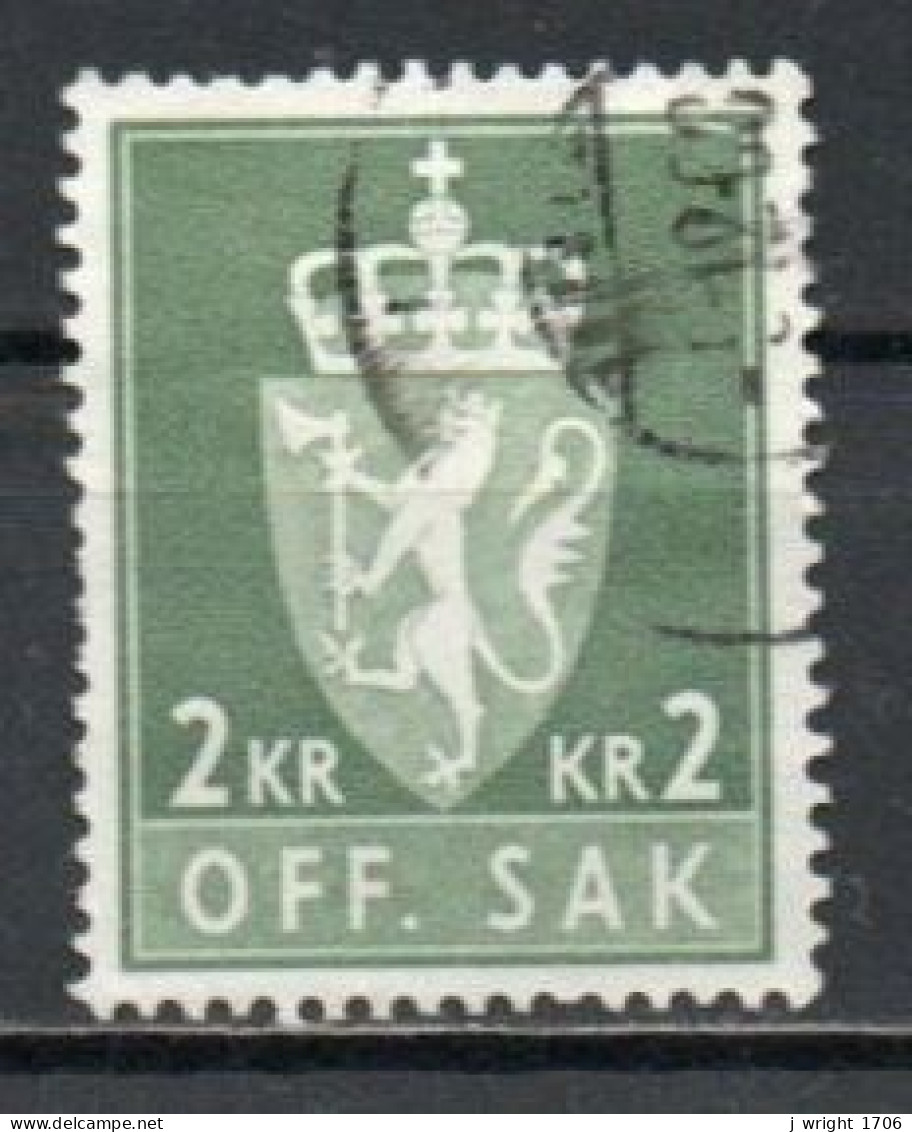 Norway, 1960, Coat Of Arms/Photogravure, 2Kr, USED - Oficiales