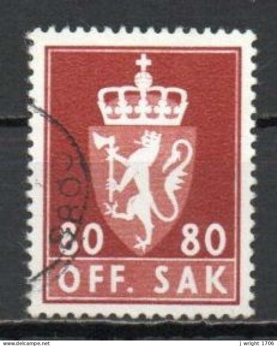 Norway, 1972, Coat Of Arms/Photogravure, 80ö/Phosphor, USED - Servizio