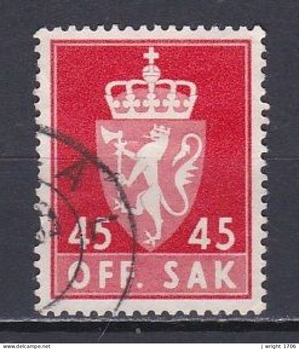 Norway, 1958, Coat Of Arms/Photogravure, 45ö, USED - Oficiales