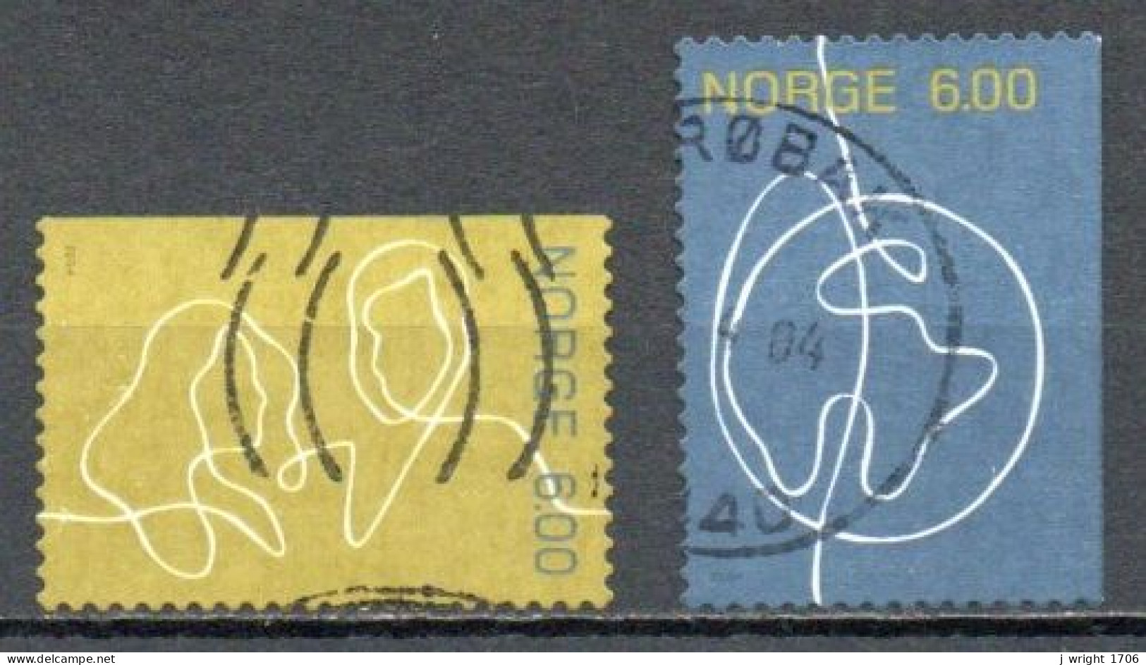 Norway, 2004, Greetings Stamps, Set, USED - Oblitérés