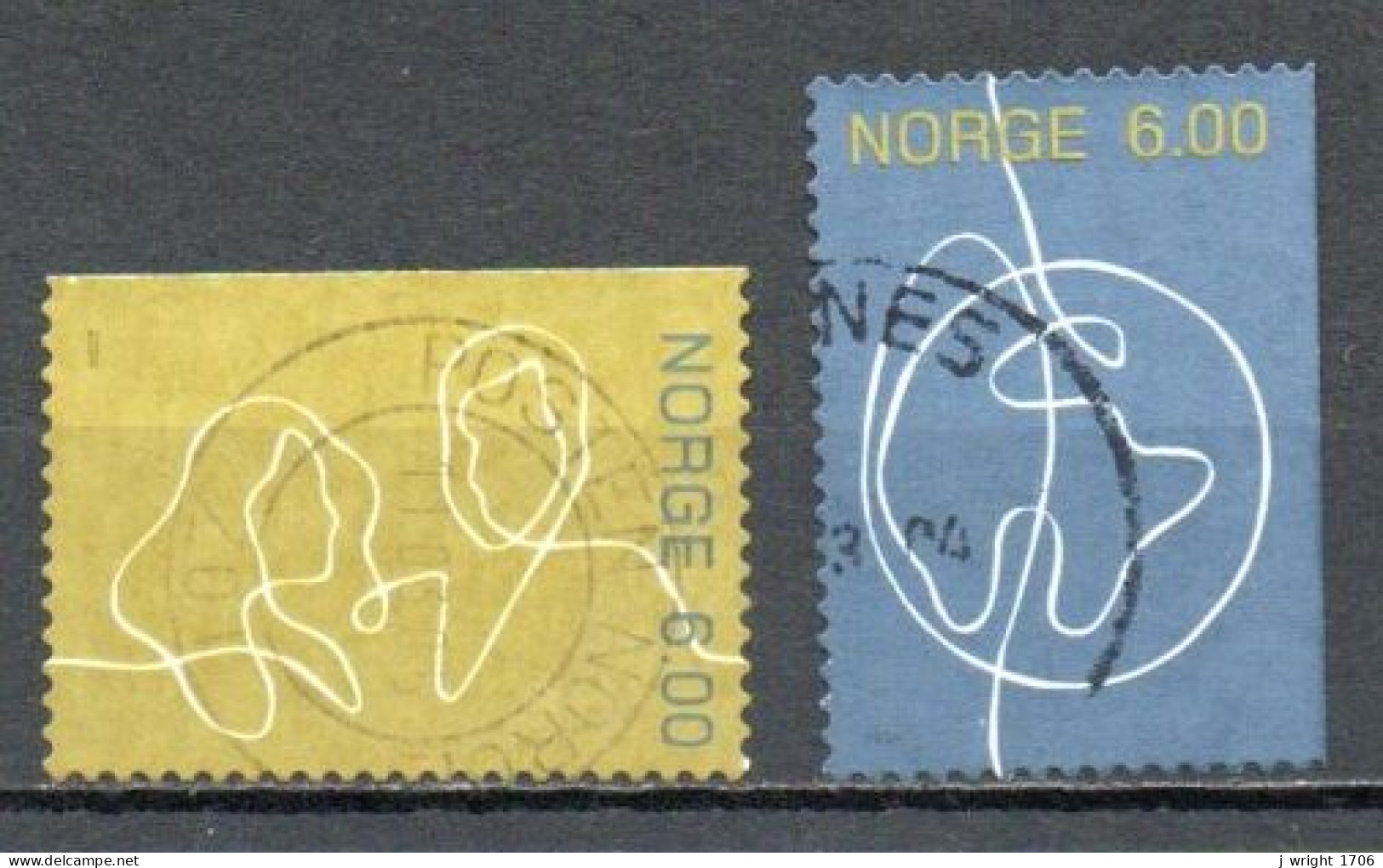 Norway, 2004, Greetings Stamps, Set, USED - Usati