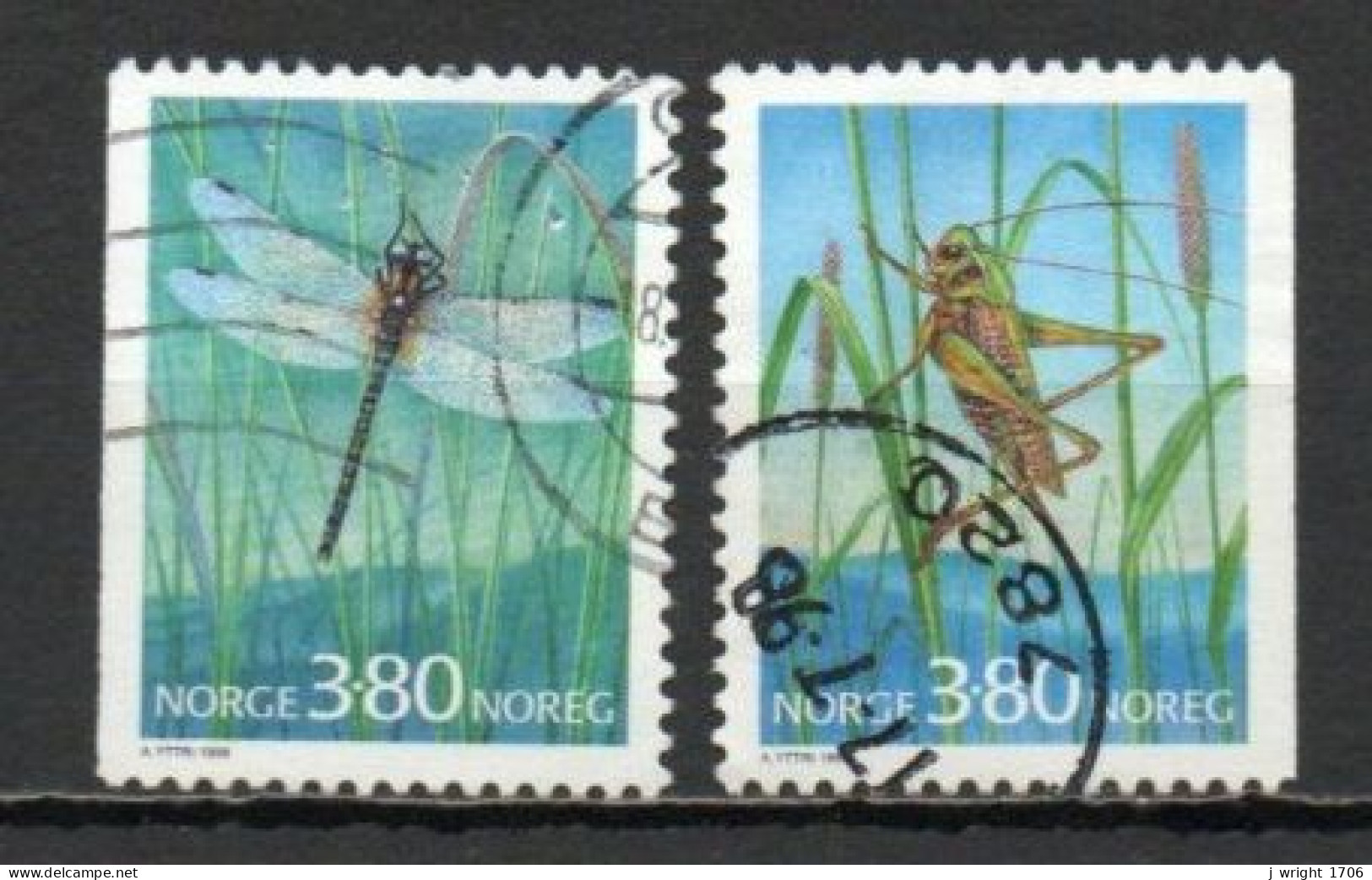 Norway, 1998, Insects, Set, USED - Gebruikt