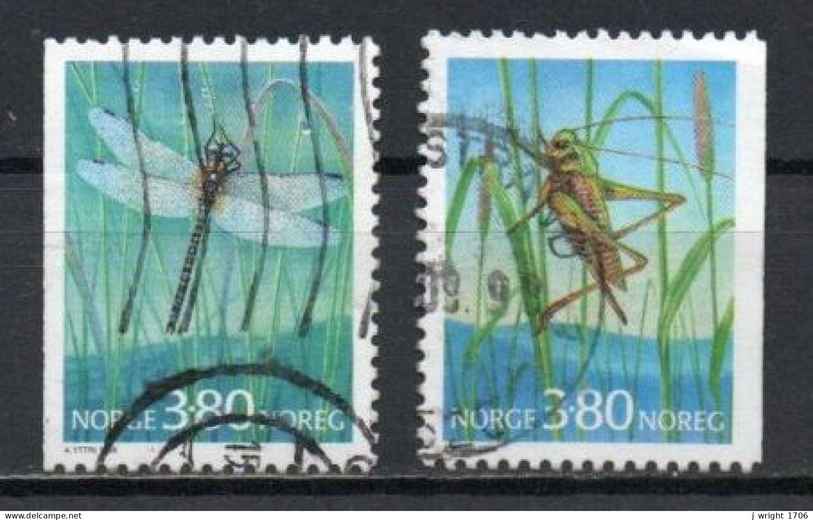 Norway, 1998, Insects, Set, USED - Usados