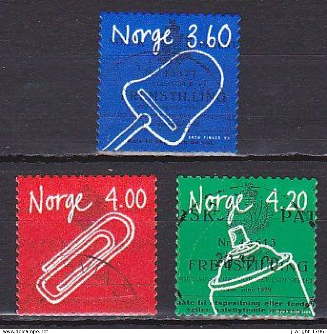 Norway, 1999-2000, Norwegian Inventions, Set, USED - Gebraucht