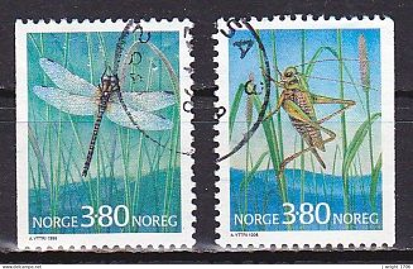Norway, 1998, Insects, Set, USED - Usati