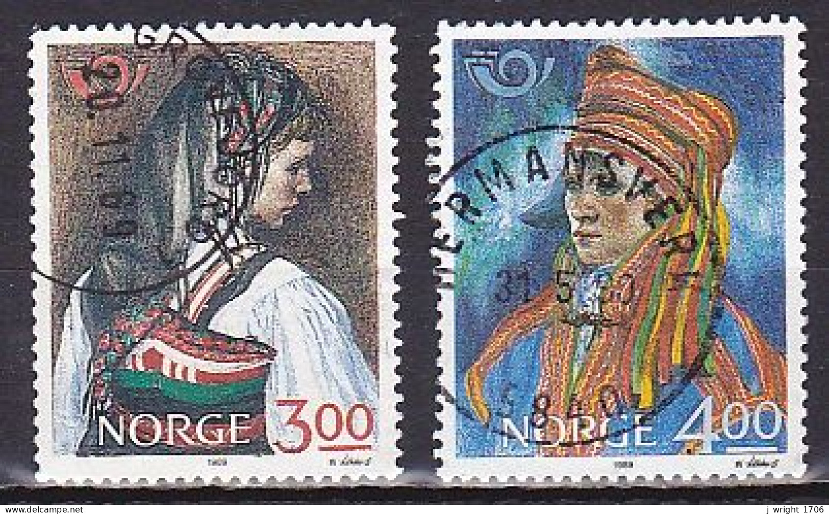 Norway, 1989, Nordic Co-operation, Set, USED - Oblitérés