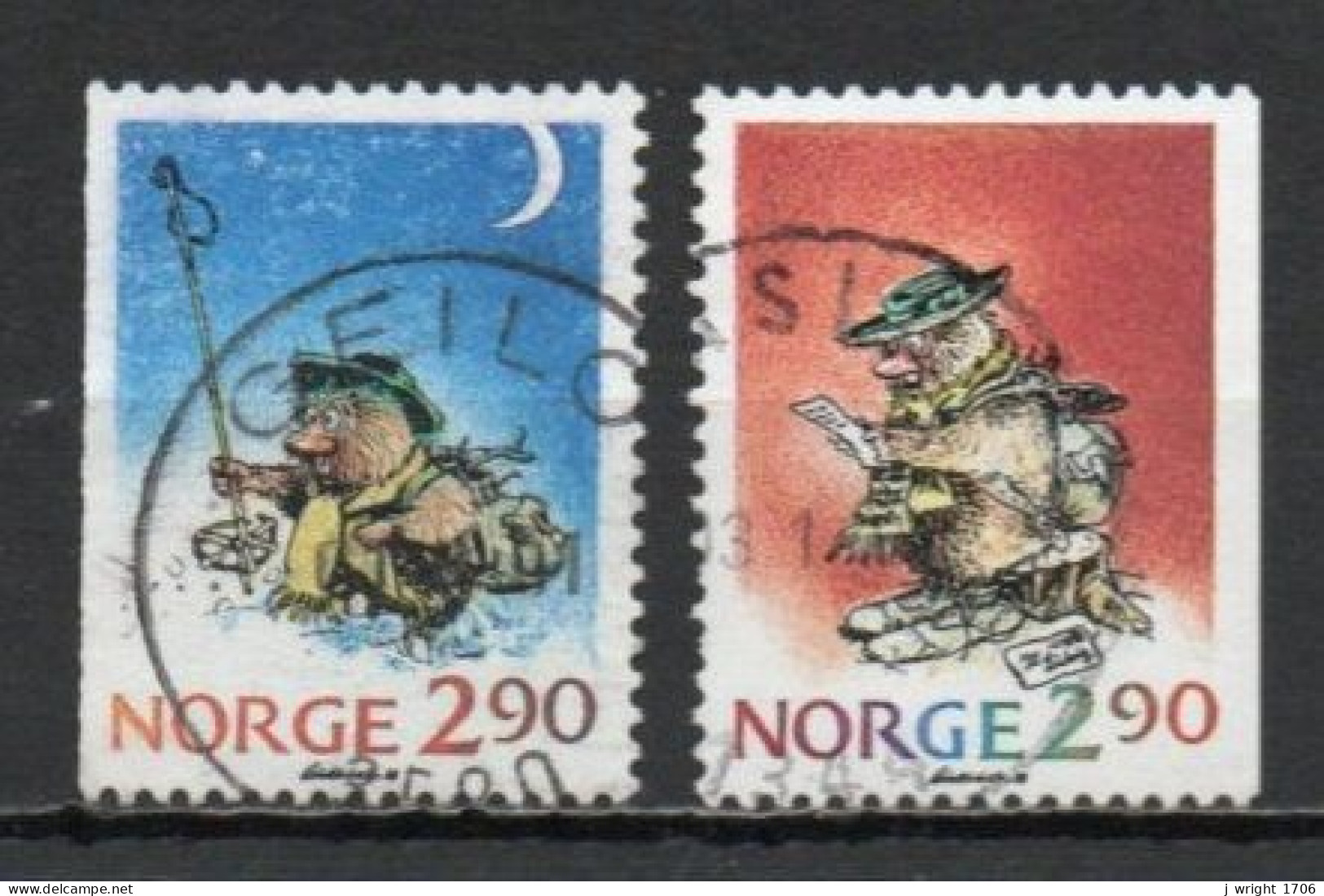 Norway, 1988, Christmas, Set, USED - Usados