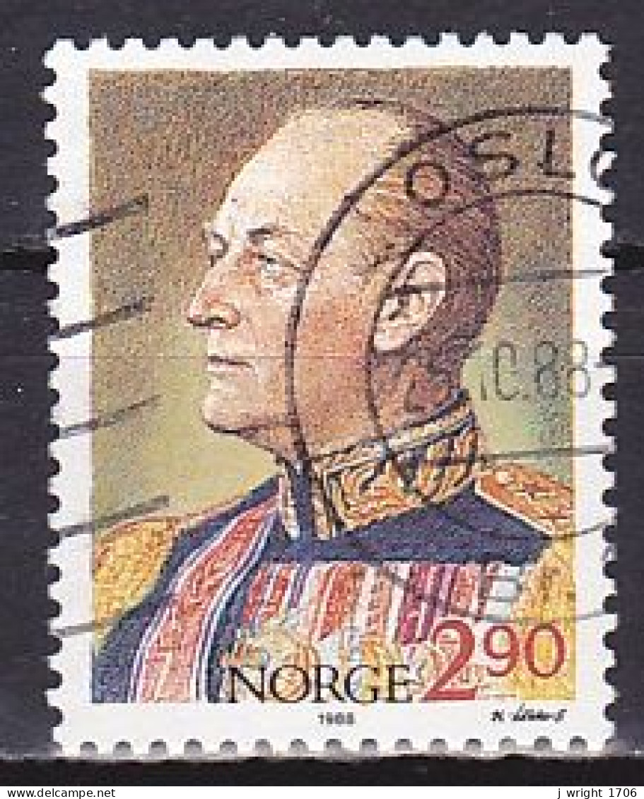 Norway, 1988, King Olav V, 2.90kr, USED - Usados