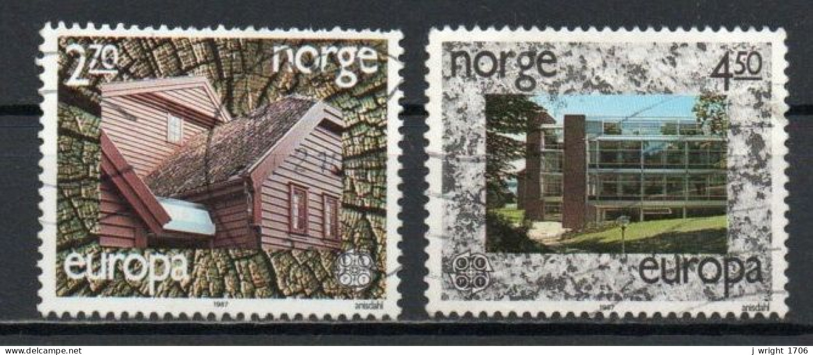 Norway, 1987, Europa CEPT, Set, USED - Usados