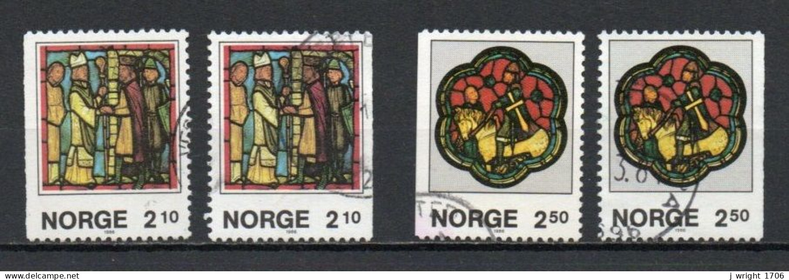 Norway, 1986, Christmas, Set, USED - Gebruikt