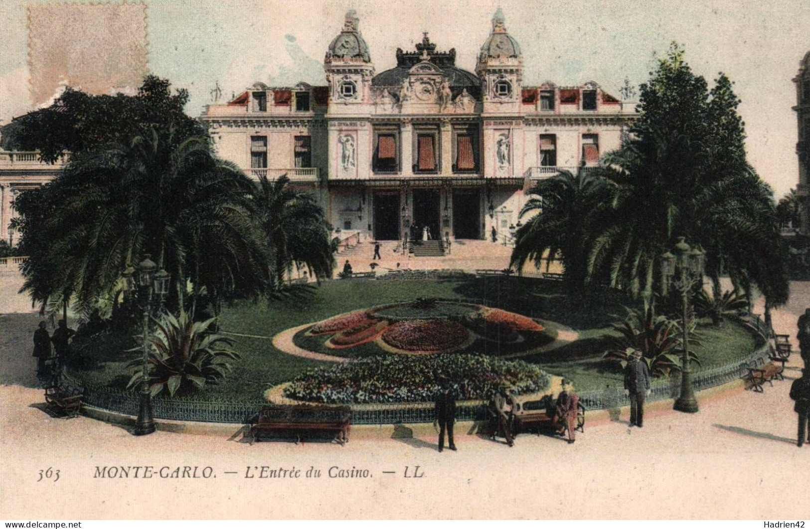 RECTO/VERSO - CPA - MONTE CARLO - L'ENTREE DU CASINO - Casino