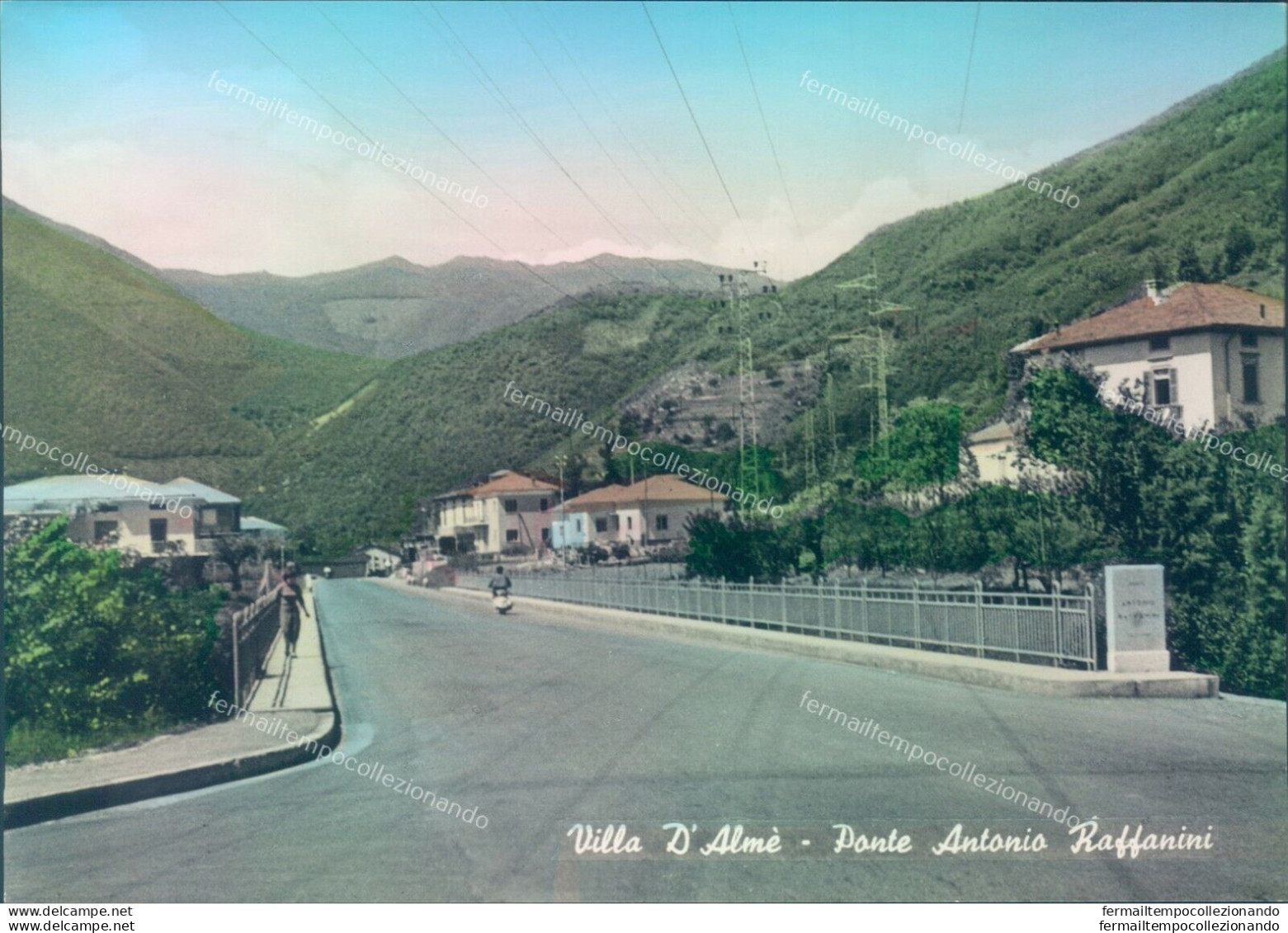 L460 Cartolina Ponte Antonio Raffanini   Provincia Di Bergamo - Bergamo