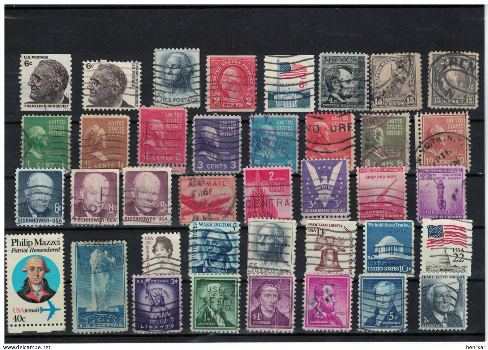 United States Mixed Used 28 St. - Used Stamps