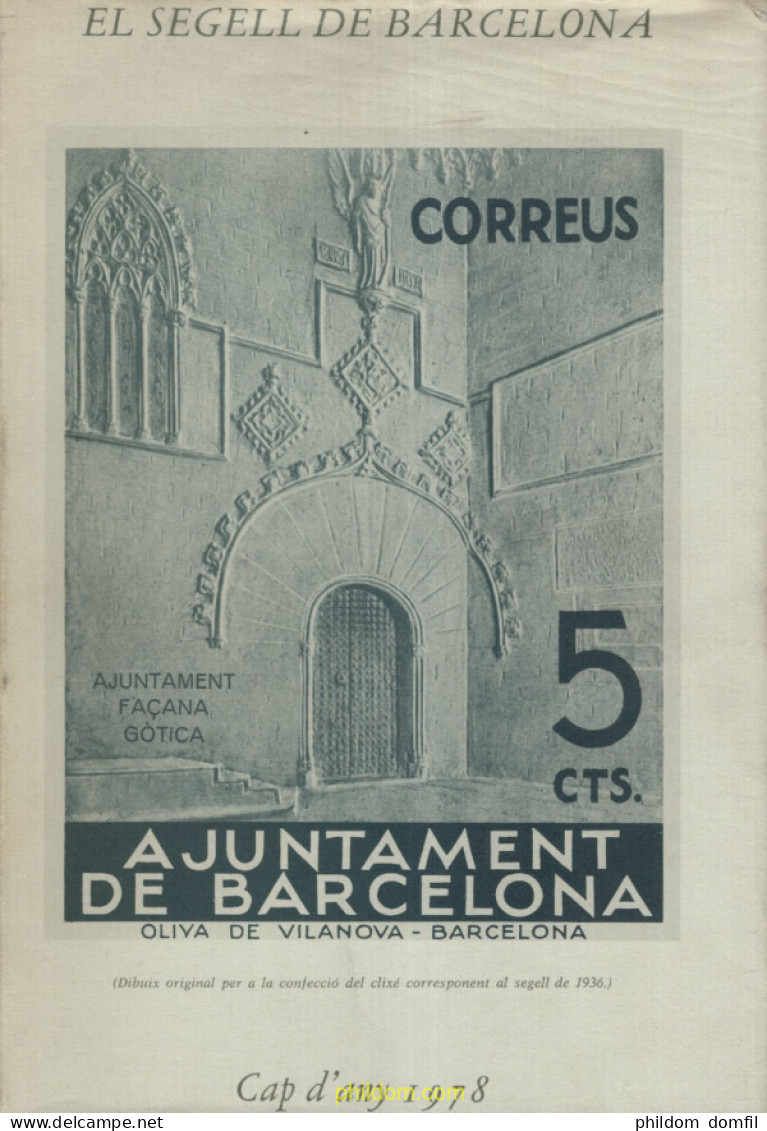 El Segell De Barcelona (en Catalán, El Sello De Barcelona) Joan. B. Cendrós 1978 - Thématiques