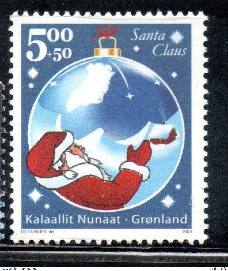 GREENLAND GRONLANDS GROENLANDIA GRØNLAND 2003 CHRISTMAS WEIHNACHTEN NATALE NOEL NAVIDAD 5 + 0,50 MNH - Unused Stamps