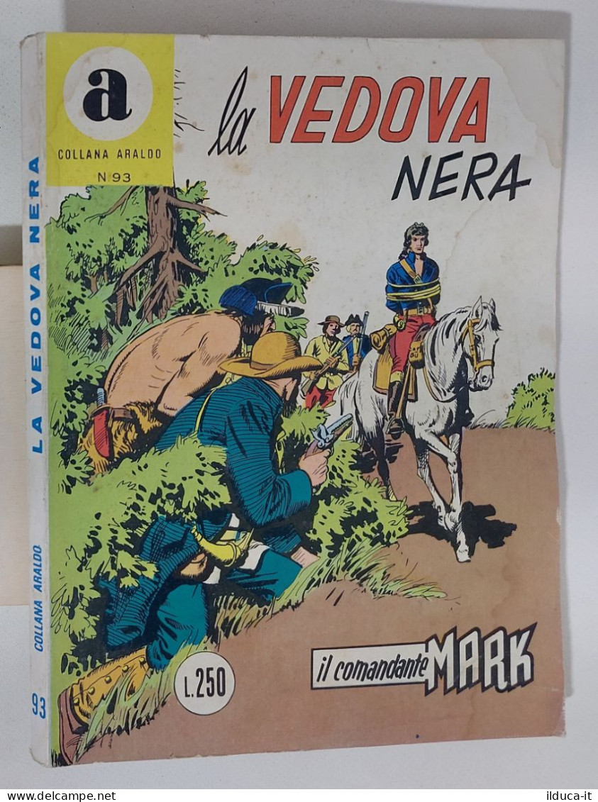 60895 Collana Araldo Il Comandante Mark N. 93 - La Vedova Nera - 1974 - Otros & Sin Clasificación