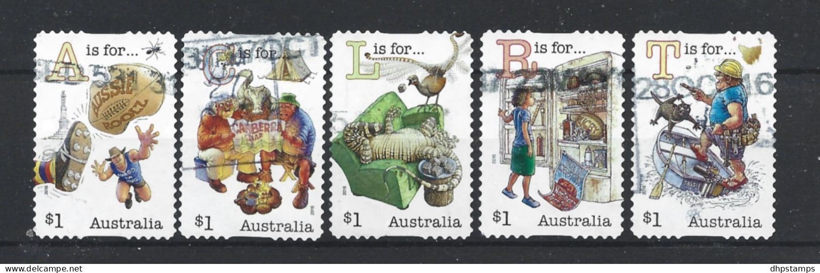 Australia 2016 Alphabeth S.A. Y.T. 4361/4365 (0) - Used Stamps