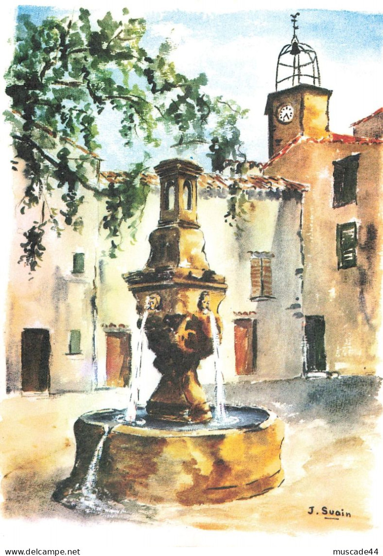 LES AQUARELLES DE PROVENCE COTE D AZUR -  J. SUAIN - VIEILLE FONTAINE - Provence-Alpes-Côte D'Azur