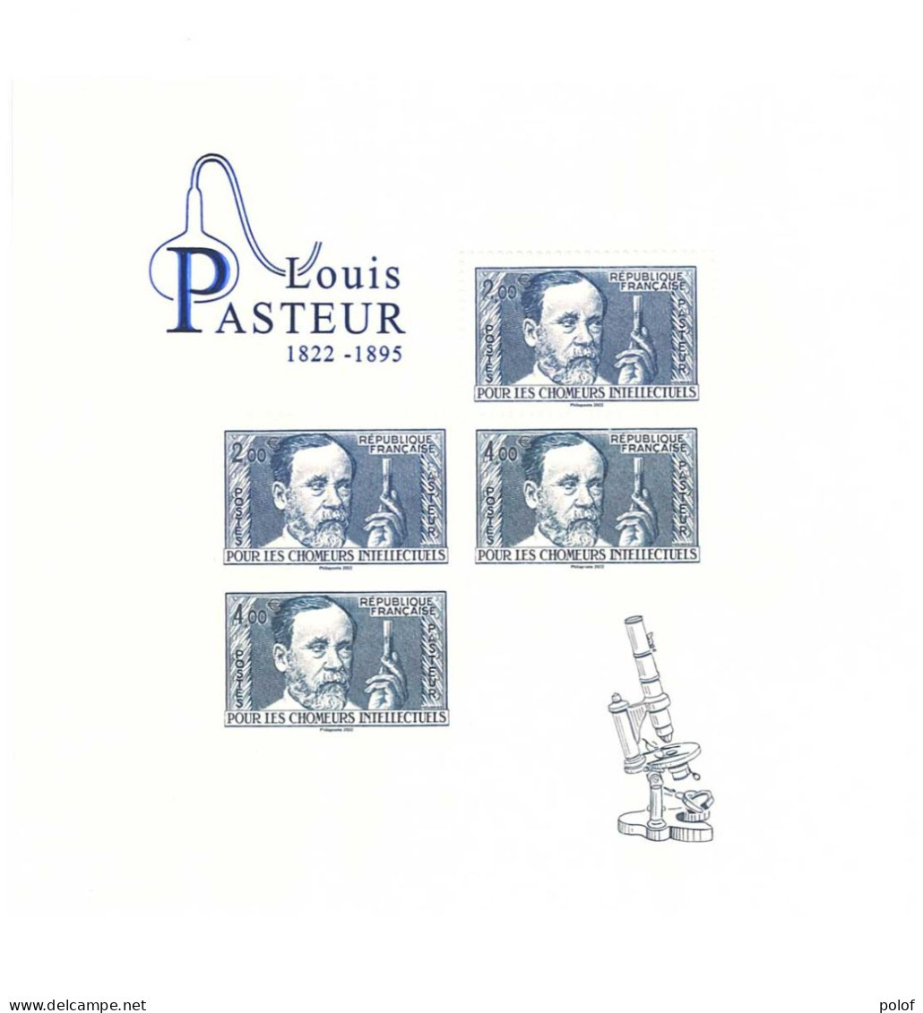 BLOC FEUILLET - Bicentenaire De La Naissance De Louis Pasteur    (F 5599) - Neufs