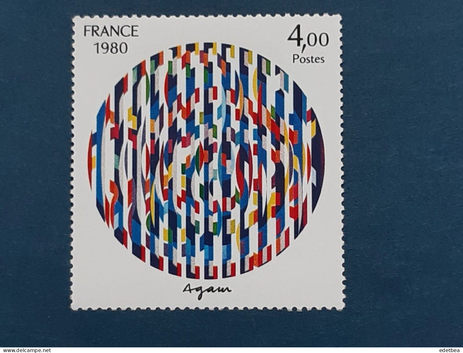 Timbre – France – 1980- N° 2113 -  Oeuvre De Yaacov AGAM -Message De Paix - Neuf - Nuevos