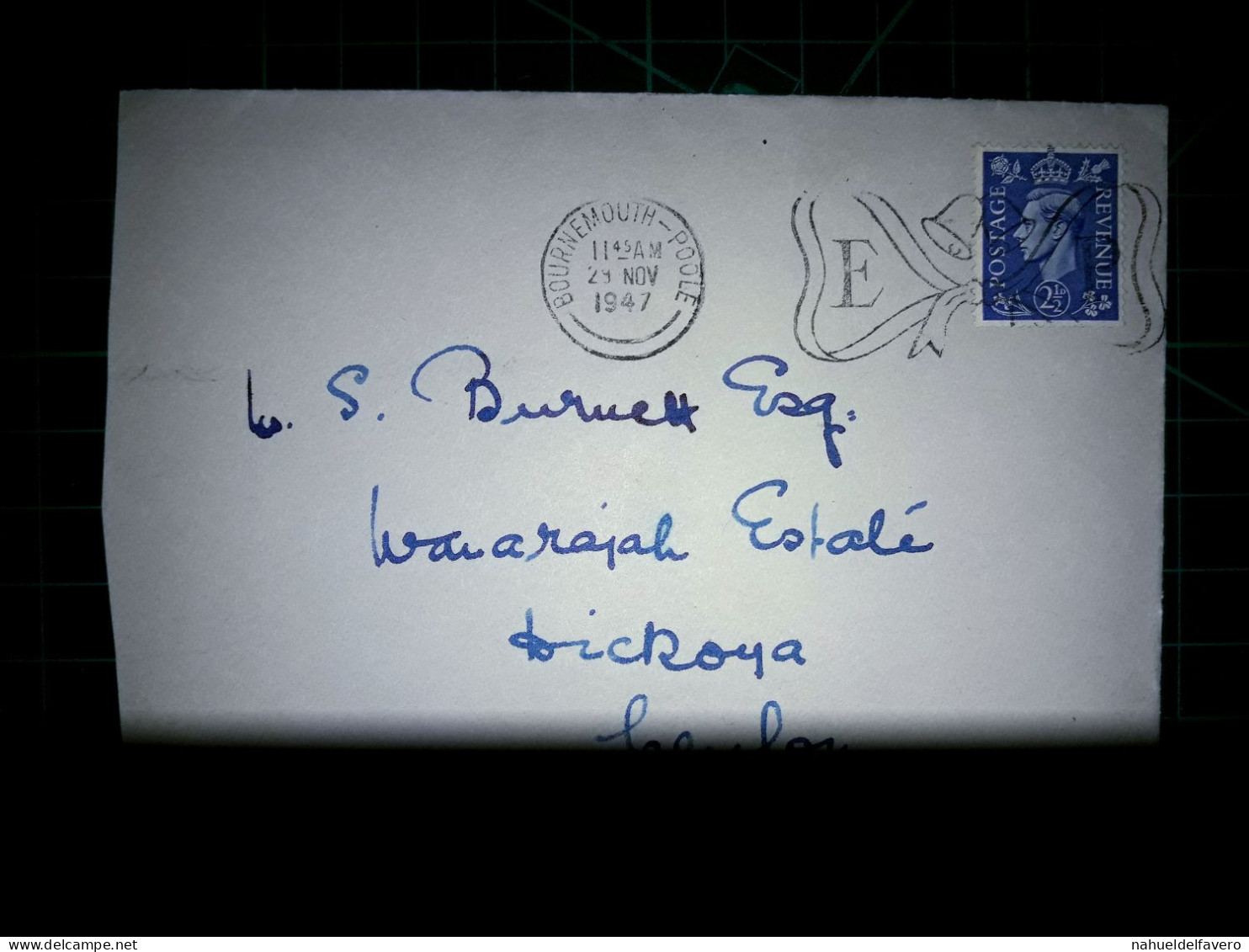 ANGLETERRE, Enveloppe Circulée Avec Cachet De La Poste Spécial. Années 1940. - Usati