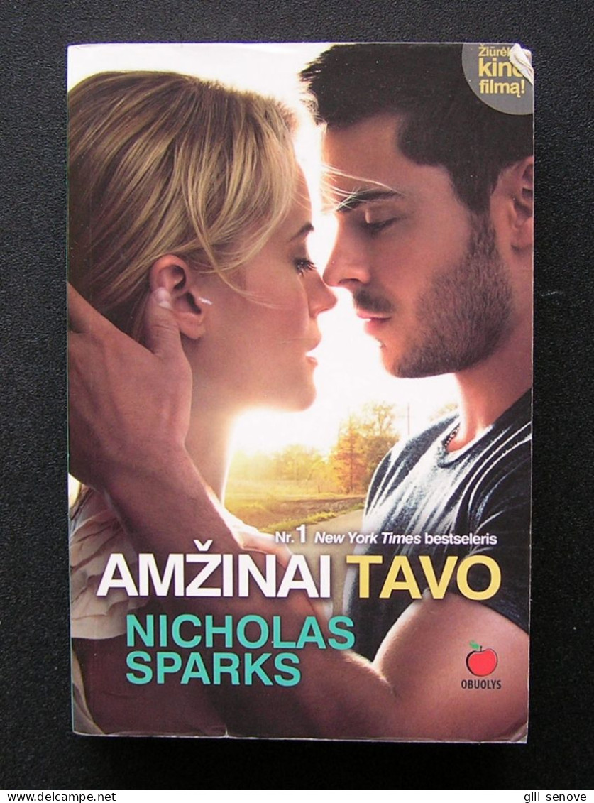 Lithuanian Book / Amžinai Tavo By Nicholas Sparks 2012 - Cultural