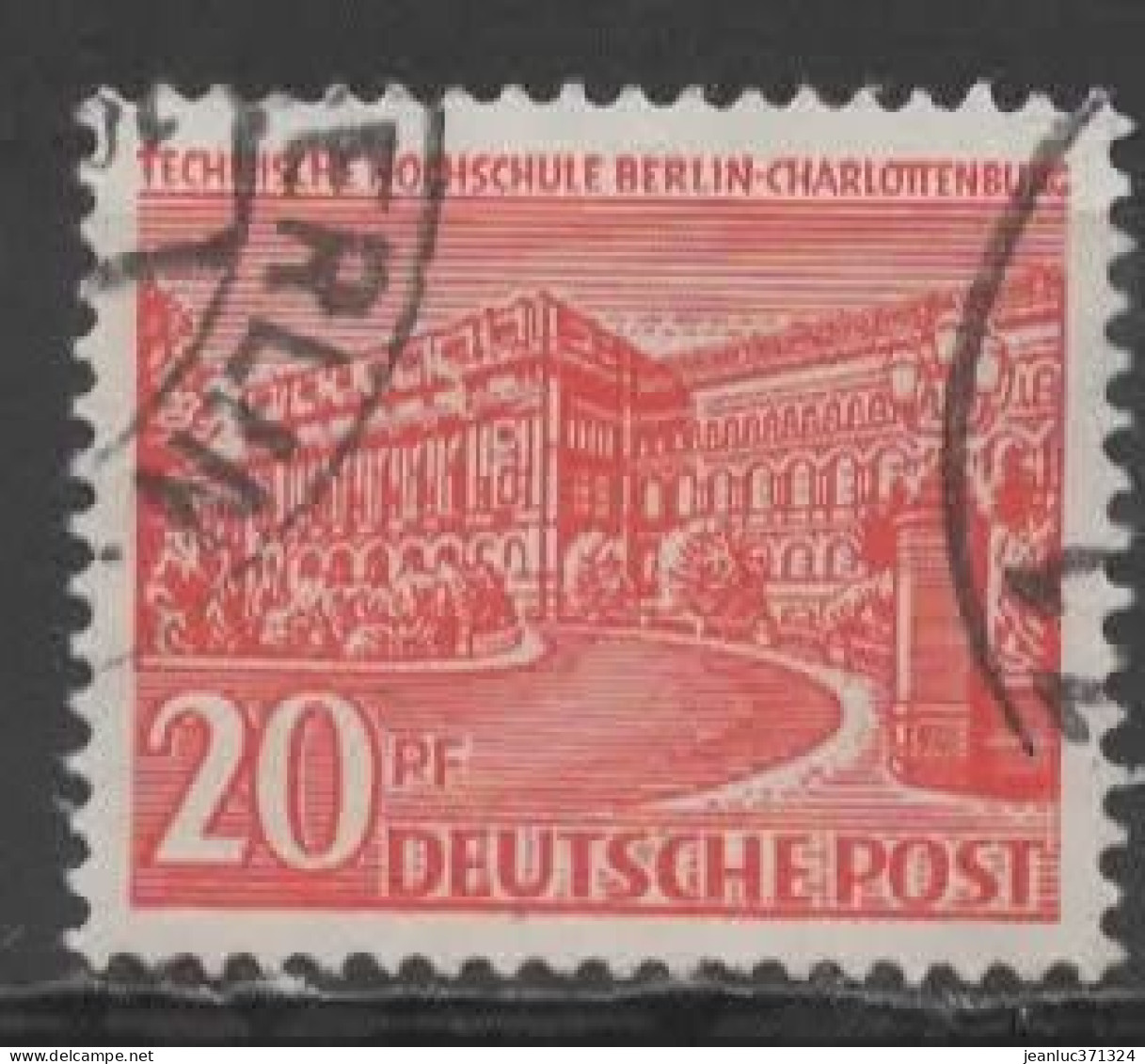 ALLEMAGNE BERLIN N° 35 O Y&T 1949 Ecole Supérieure Technique De Charlottenbourg - Oblitérés