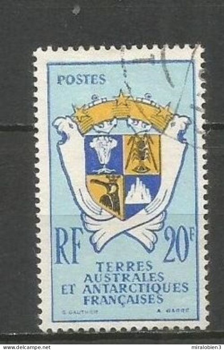 TAAF TIERRAS AUSTRALES Y ANTARTICAS FRANCESAS YVERT NUM. 15 USADO - Used Stamps