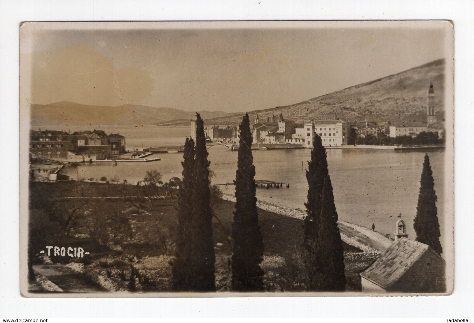 1933. KINGDOM OF YUGOSLAVIA,CROATIA,DUBROVNIK TO GAJ,TROGIR POSTCARD,USED - Yugoslavia