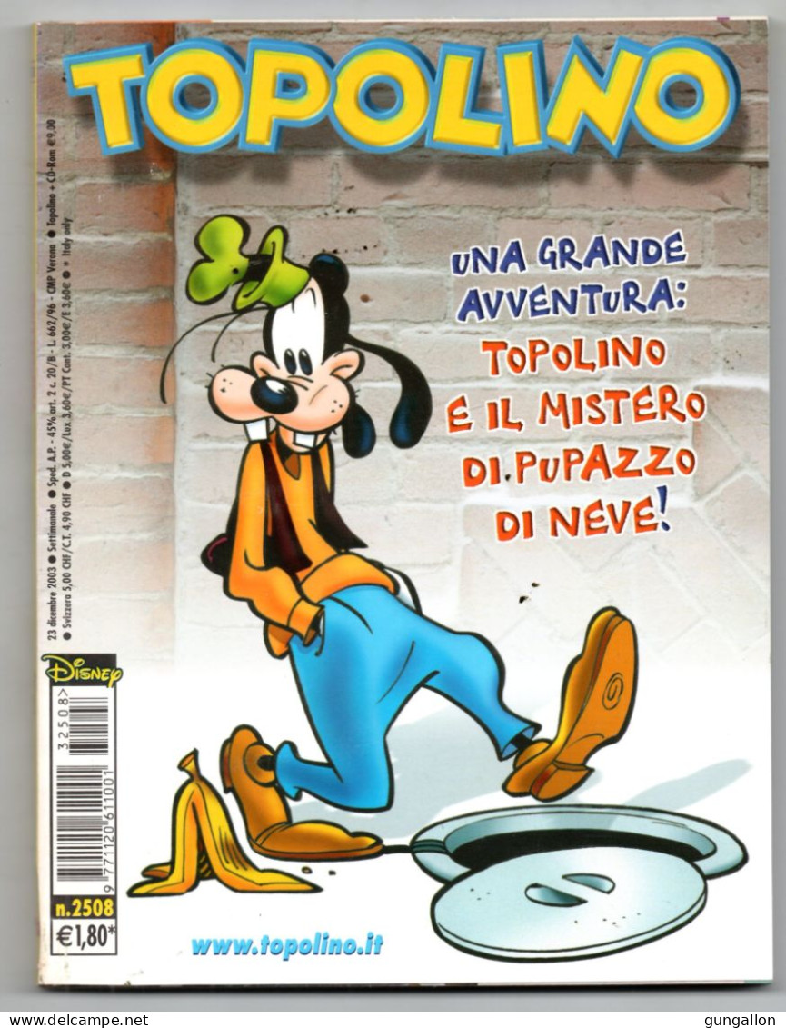 Topolino (Mondadori 2003) N. 2508 - Disney