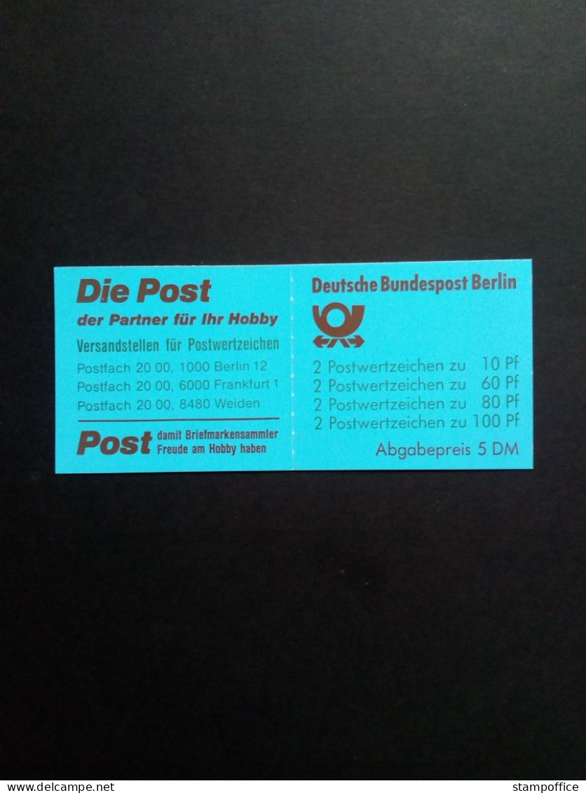 BERLIN MH 15 GESTEMPELT(USED) SEHENSWÜRDIGKEITEN 1989 HOHER KATALOGWERT STEMPEL BERLIN - Postzegelboekjes