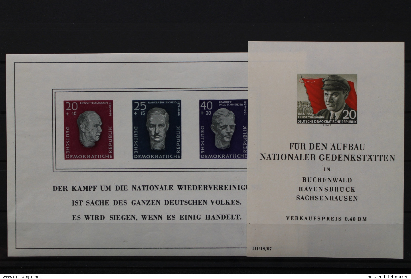 DDR, MiNr. 447-745, Jahrgänge 1955-1959, Kollektion, Postfrisch - Nuovi