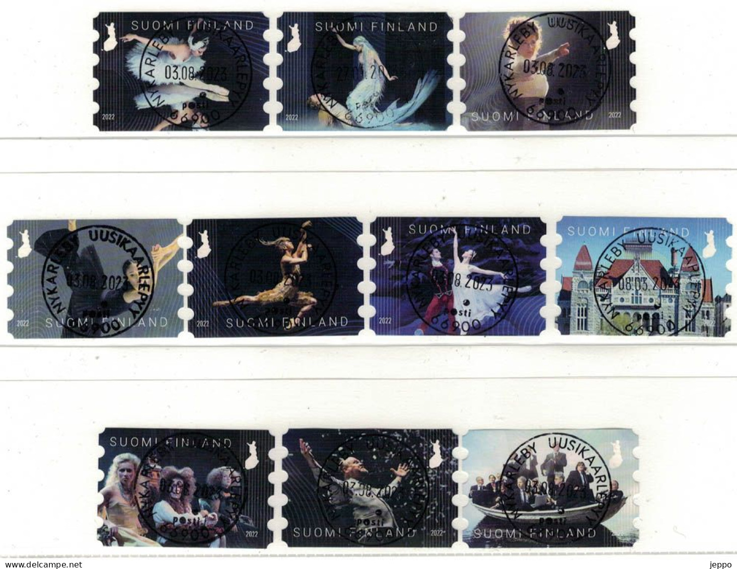 2022 Finland, Anniversaries On Stage, Complete Set Fine Used. - Used Stamps