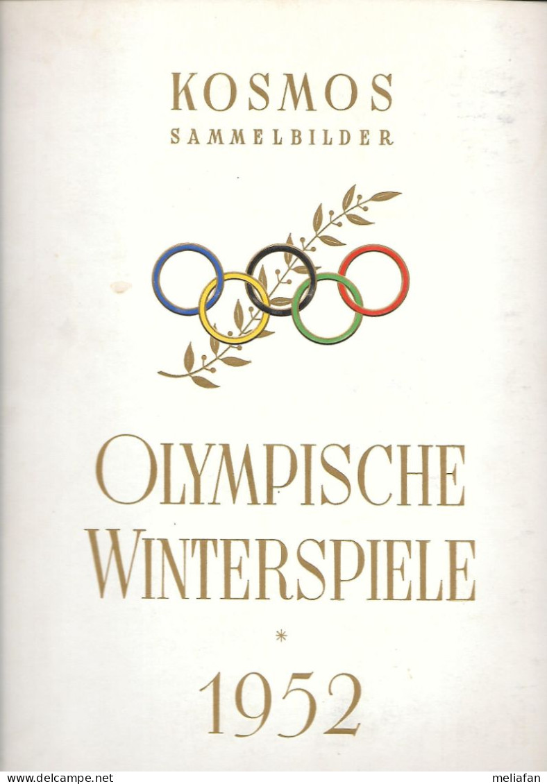 Y470 - ALBUM KOSMOS - OLYMPISCHE WINTERSPIELE 1952 - HELSINKI - COMPLET - Books