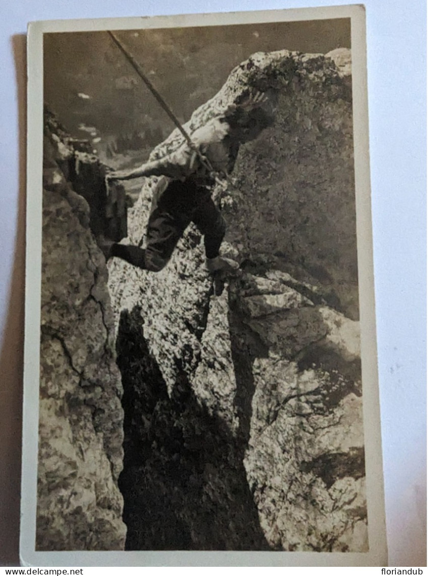 CPA - Allemagne Escalade Silberolattenkopfe - Alpinismo