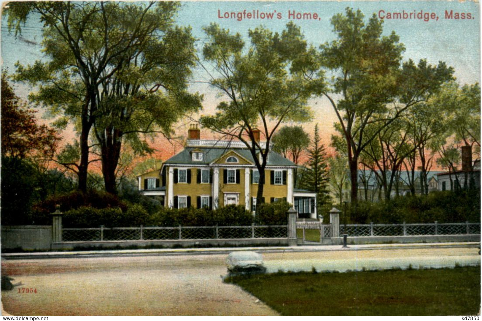 Cambridge - Longfellows Home - Autres & Non Classés