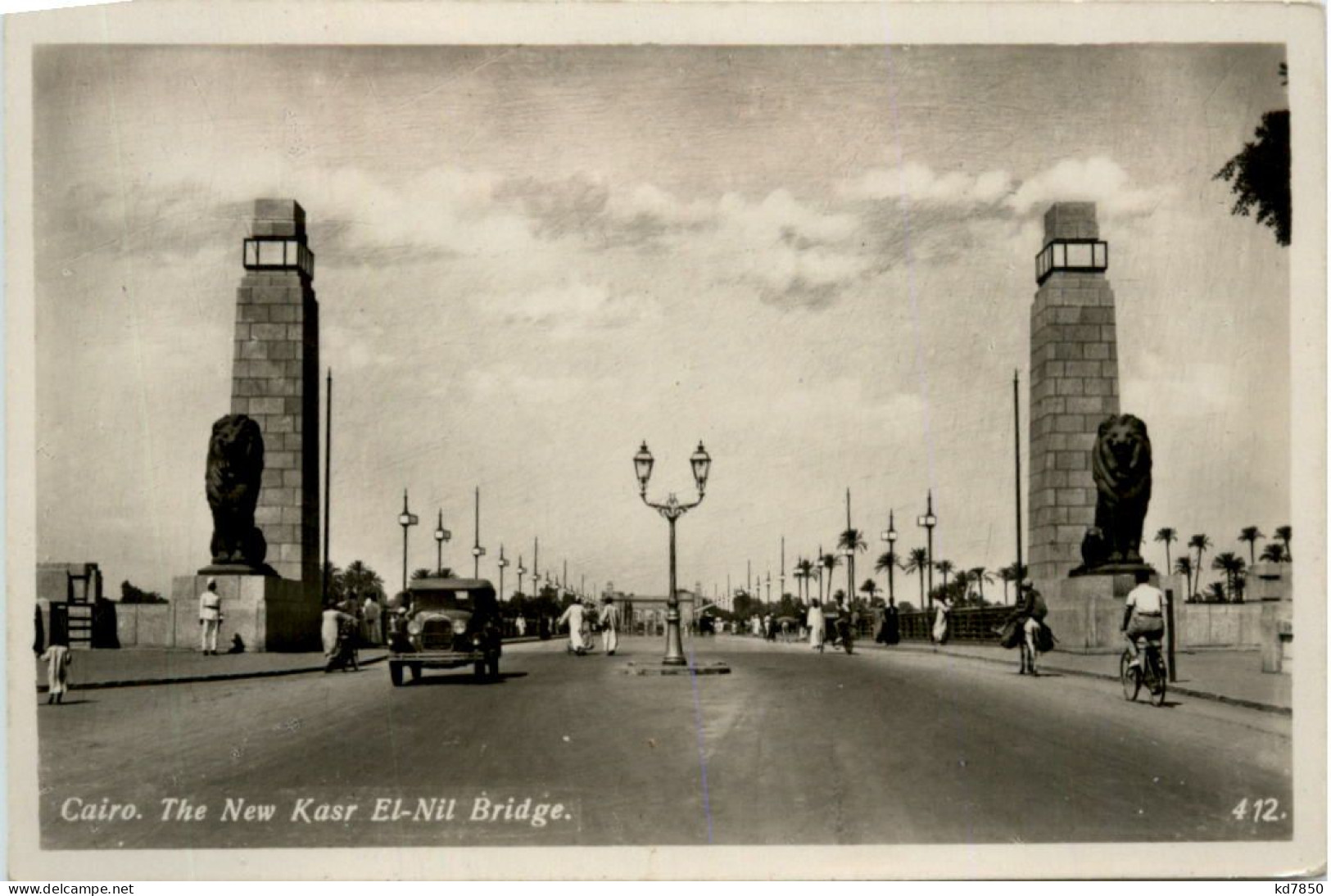 Cairo - The New Kasr El-Nil Bridge - Le Caire