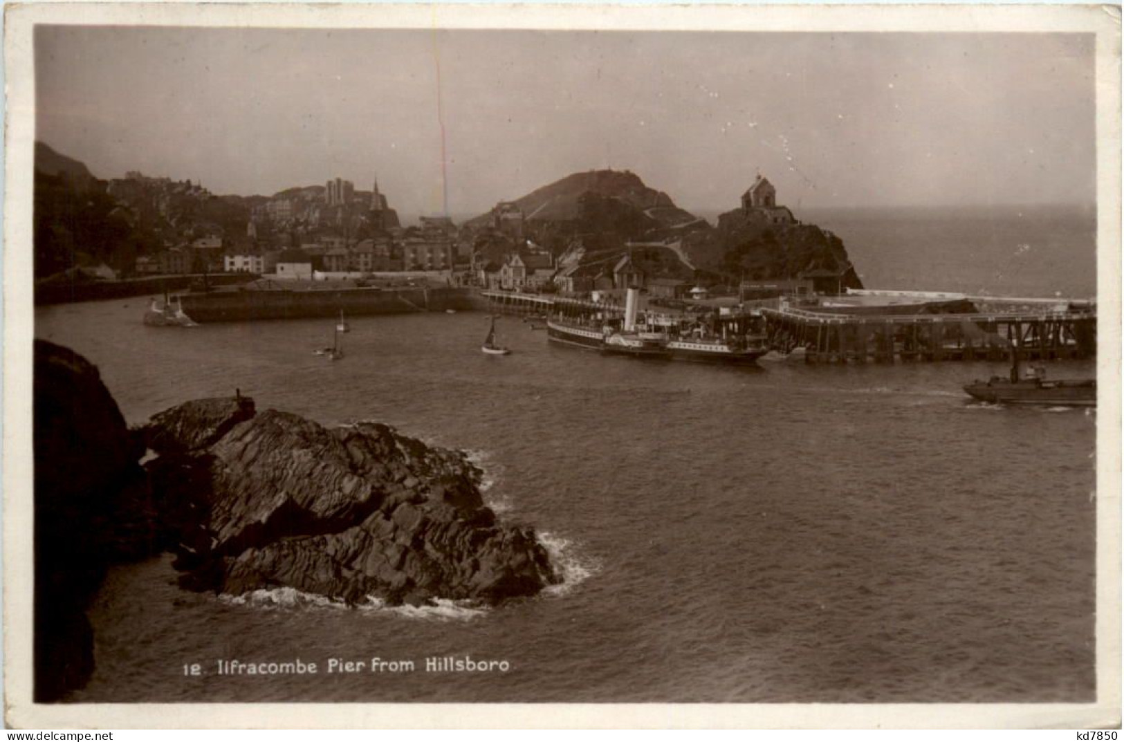 Ilfracombe - - Pier From Hillsboro - Ilfracombe