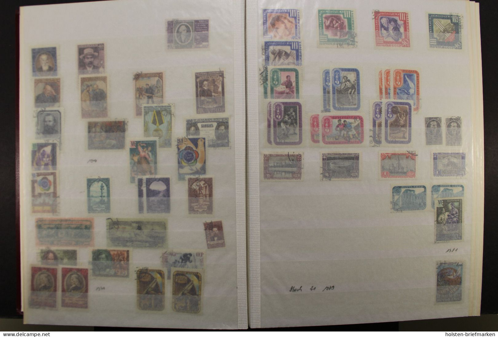 Sowjetunion 1923-1991, große Sammlung in 5 Alben