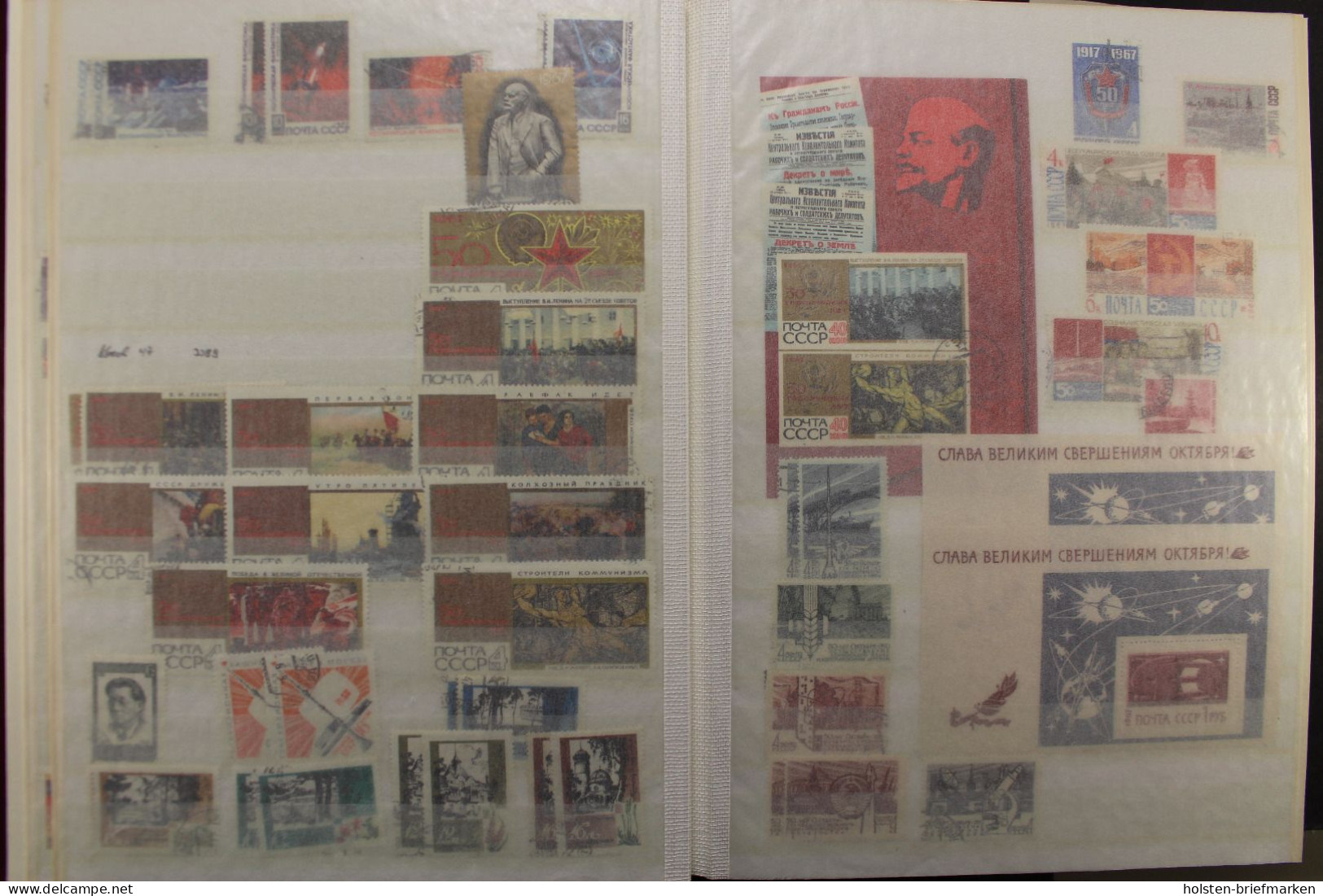 Sowjetunion 1923-1991, große Sammlung in 5 Alben