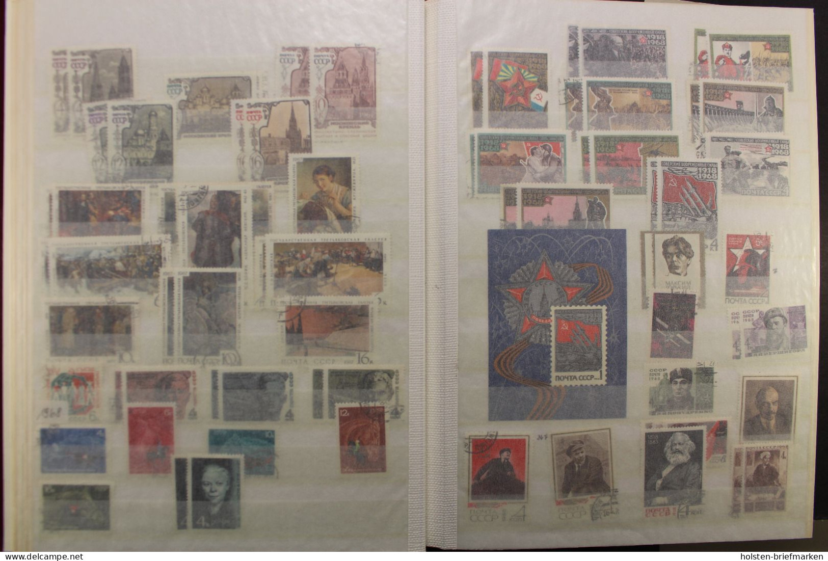Sowjetunion 1923-1991, große Sammlung in 5 Alben
