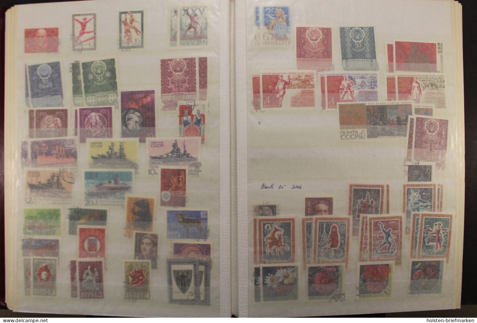 Sowjetunion 1923-1991, große Sammlung in 5 Alben